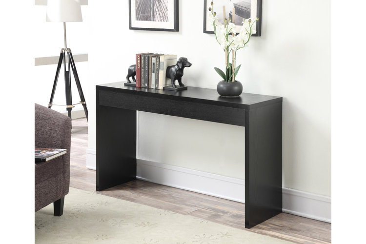 Black contemporary online console table